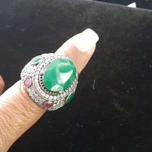 .925 Sterling Silver Ring in dome shape